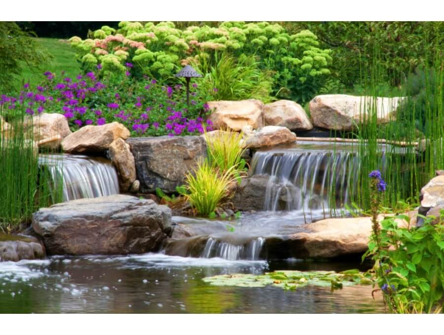 Aquacalix Peyzaj Biyolojik gölet havuz kurulumları, tasarımsal behçe düzenlemeleri, Yapay Şelale tasarım ve kurulumları, Süs havuzu yapımı ve kurulumu konus