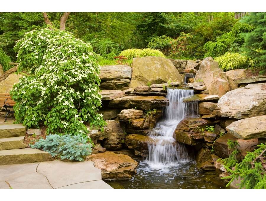 Aquacalix Peyzaj Biyolojik gölet havuz kurulumları, tasarımsal behçe düzenlemeleri, Yapay Şelale tasarım ve kurulumları, Süs havuzu yapımı ve kurulumu konus