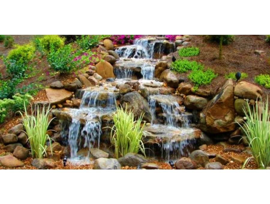 Aquacalix Peyzaj Biyolojik gölet havuz kurulumları, tasarımsal behçe düzenlemeleri, Yapay Şelale tasarım ve kurulumları, Süs havuzu yapımı ve kurulumu konus